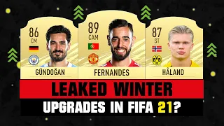 LEAKED FIFA 21 Winter Upgrades? ✅🔥 ft. Fernandes, Haaland, Gundogan... etc