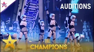 Boogie Storm: Dancing Stormtroopers SHOCK Again And Do Fortnite Dance!| BGT: The Champions