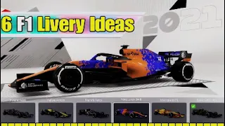 6 Original F1 2021 Livery Ideas - for MyTeam or Multiplayer (part 7)