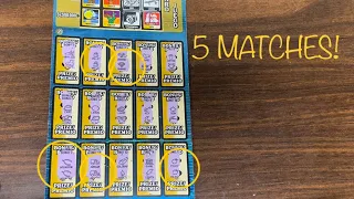 5 MATCHES ON 1 TICKET!! $100 LOTERIA TEXAS LOTTERY SCRATCH OFF JACKPOT JOURNEY