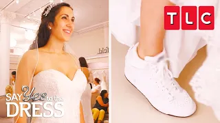 This Bride Wants To Wear Sneakers With Her Wedding Dress? | Say Yes To The Dress | TLC