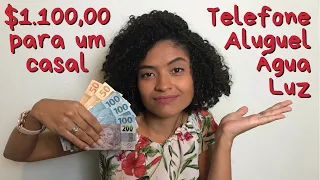 VIVENDO COM $1.100,00 | PAGA TODAS AS CONTAS? | ORÇAMENTO PARA CASAL | Kathleen Dutra