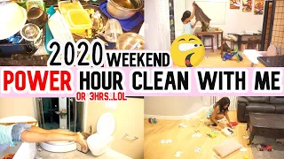 2020 WHOLE HOUSE CLEAN WITH ME // CLEANING MOTIVATION // POWER HOUR SPEED CLEAN // COMPLETE DISASTER