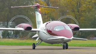 THE WEIRDEST PLANE in the world? PIAGGIO P180 with PROPELLERS at the REAR END