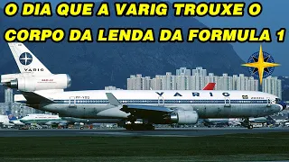 CORPO DO AYRTON SENNA NO MD-11 DA VARIG