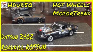 HDub50 Hot Wheels Datsun 240z MotorTrend Roadkill Rotsun Cracking Open