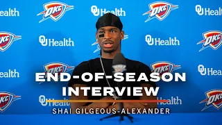 Shai Gilgeous-Alexander | 2022-23 End-of-Season Interview | OKC Thunder