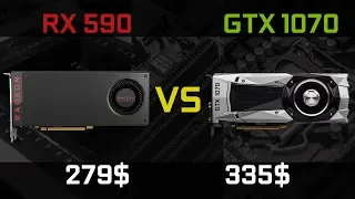 RX 590 vs GTX 1070 | games benchmarks