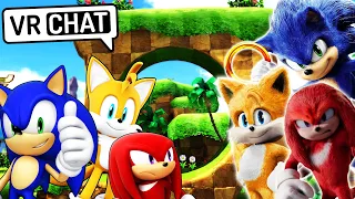 Team Movie Sonic MEETS Team Sonic in "VRChat"