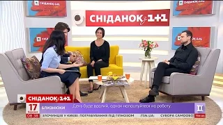 Музичний продюсер Руслан Квінта та його обраниця співачка Нана завітали до студії Сніданку