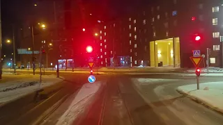 Helsingin raitiolinja 9,7H Ilmala Länsiterminaali-Koskelan varikko. Helsinki tramline 9,7H.@hslhrt