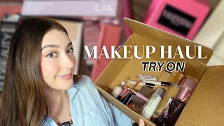 HUGE MAKEUP HAUL: Try on Makeup That I Bought Recently! | Giselle Ramirez