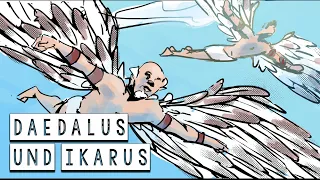 Dädalus und Ikarus - Griechische Mythologie in Comics - Geschichte und Mythologie Illustriert