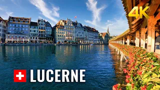 Lucerne, the gateway to central Switzerland, is embedded within an impressive mountainous panorama.