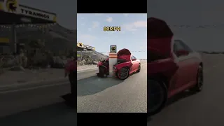 Car Crashing at different speeds