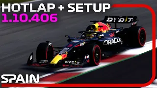 F1 23 SPAIN Hotlap + Setup (1:10.406) - 53 th Worldwide Ranking 💪