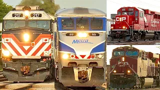 METRA TRAINS (August 2021) + Canadian Pacific!