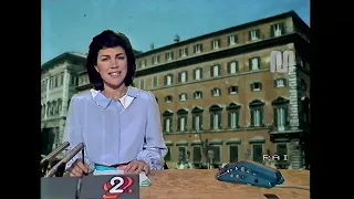 1983  Ra Rete2 TG2 stanotte del 12 maggio Conduzione Teresa Piazza