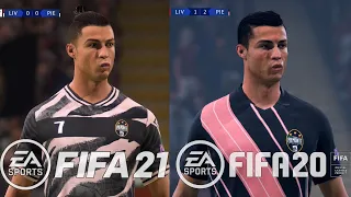 FIFA 21 vs FIFA 20 Gameplay Graphics Comparison