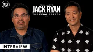 Jack Ryan Season 4 - Michael Peña & Louis Ozawa on joining the show & how good John Krasinski is