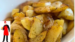 Skillet Pan Fried Potatoes and Onions.. Breakfast Potatoes Recipe. SO GOOD!!