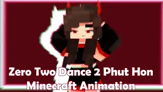 Zero Two Dance 2 Phut Hon | Minecraft Animation | Mine-imator