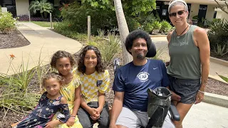 San Diego father, former track athlete takes first steps after multiple amputations