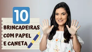 Top 10 brincadeiras divertidas com papel e caneta para crianças