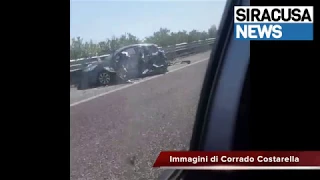 Autostrada Siracusa Catania, incidente