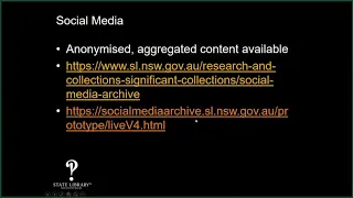 Digital collecting for NSW public library staff - afternoon part 1