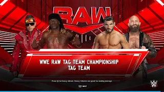 Full Matche: Awesome Truth vs DIY For the Raw Tag team  championships Monday night Raw