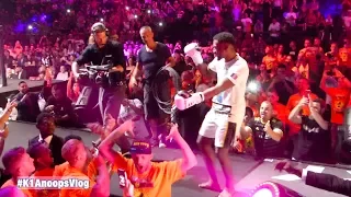 GLORY 42: Cedric Doumbe enters the ring dancing in-front of Nieky Holzken fans