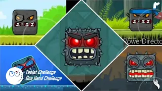 Red Ball 4 | All Bosses No Damage (Tablet Challenge & One Hand Challenge)