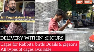 Cages for Rabbits, birds Quails & pigeons | All types of cages available | 5th Sense