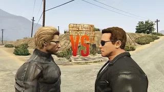 Terminator VS Wesker - Epic Battle (GTA 5)