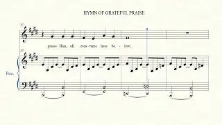 Hymn of Grateful Praise [SATB] | Alto with Accompaniment