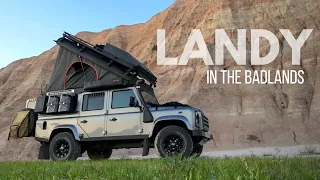 Stealth camping in the Badlands national park