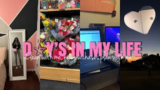 COLLECTIVE VLOG - days in my life,clean with me , new purchases, plan with me