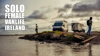 She left - sick and alone in Ireland. (solo female van life Ireland).