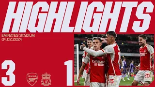 A BIG THREE POINTS! | Arsenal vs Liverpool | Highlights | Saka, Martinelli, Trossard #football