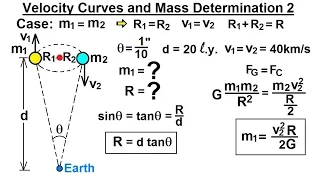 Astrophysics: Binary Star System  (11 of 40) Velocity Curves and Mass Determination 2