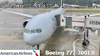 American Airlines Business Class Boeing 777-300ER | London to Los Angeles