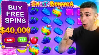 $40,000 Bonus Buy on SWEET BONANZA 🍭 (40K Bonus Buy Series #06)