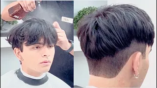 Aprende hacer corte de pelo coreano #hairstyle #tutorial #barber #cortedepelo #kpop #coreano