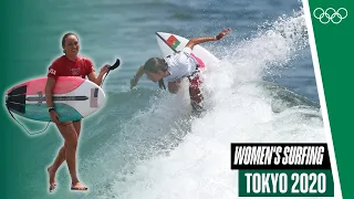 Women's Surfing - Round 1 - Heat 1 | Tokyo 2020