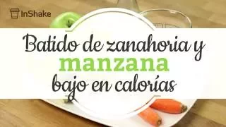 Batido de zanahoria y manzana hipocalórico - InShake