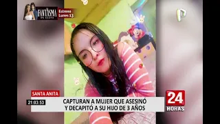 Huancavelica: capturan a mujer que descuartizó a su hijo de 3 años