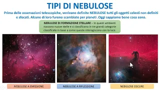 TIPI DI NEBULOSE