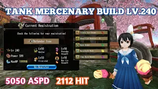 Toram Online - New Tank Mercenary Build Lv.240 | 1s Equipments & Good Aggro