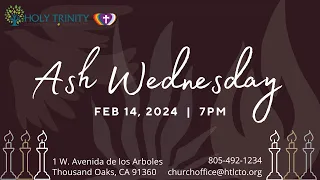 February 14, 2024 Ash Wednesday